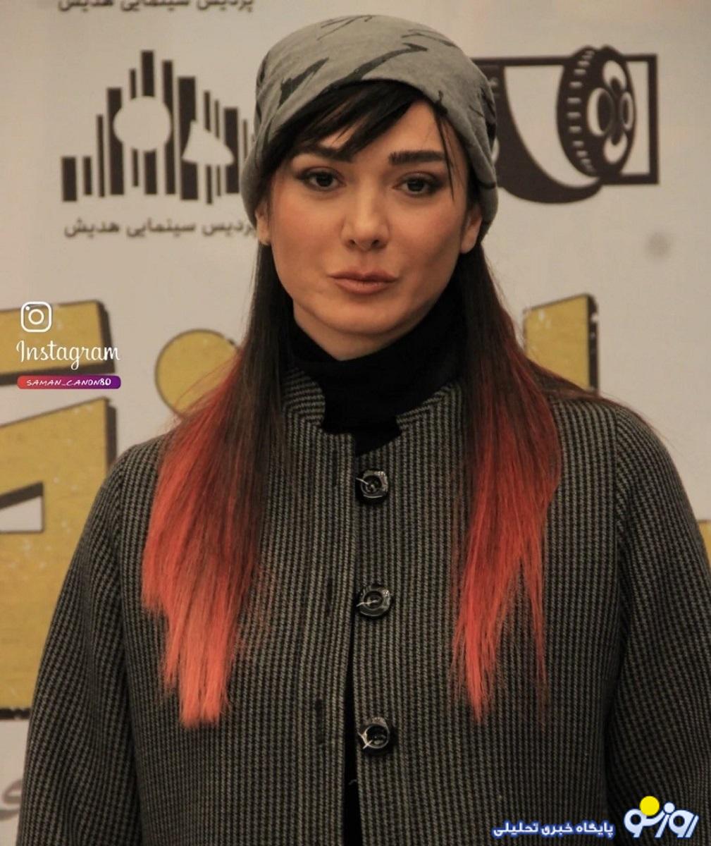 بانوی بازیگر ایرانی با موهای قرمز! بانوی بازیگر ایرانی با موهای قرمز!