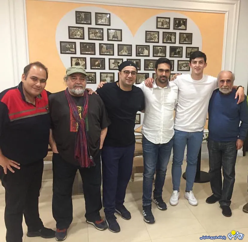 سردار آزمون در جمع ستاره های سینما +عکس